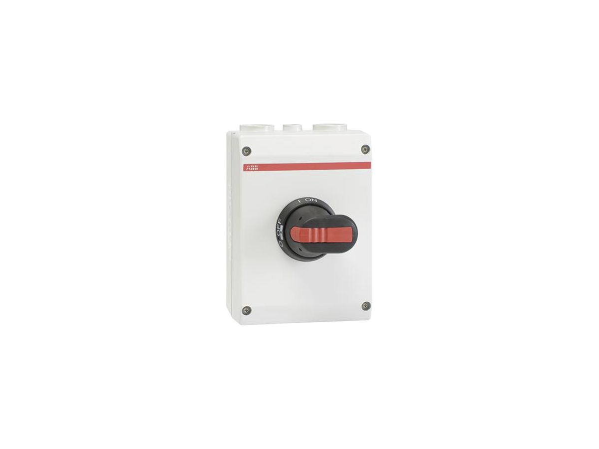 AP-Sicherheitsschalter ABB 6-polig 38 A 400V hellgrau/schwarz