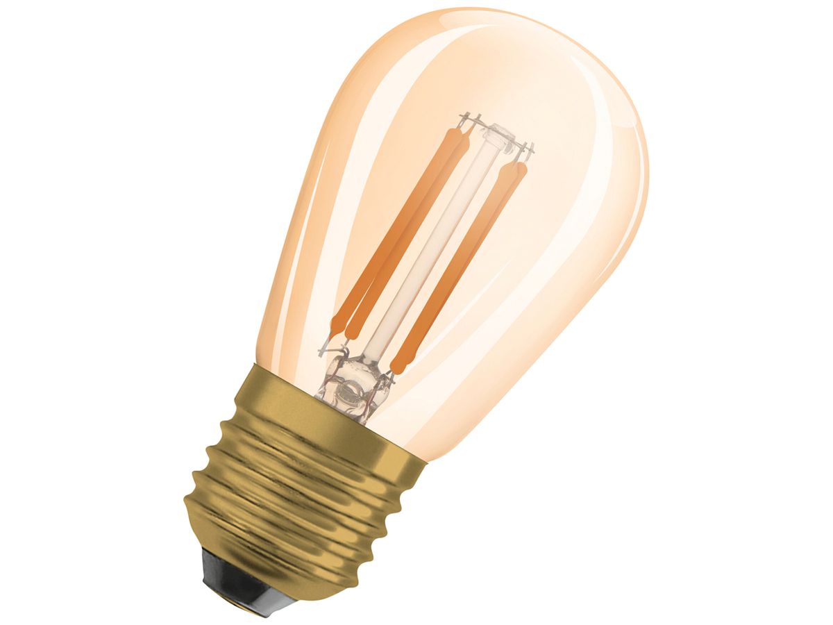 LED-Lampe Osram Vintage 1906 E27 4.8W 360lm 822 DIM Ø45×88mm Gold