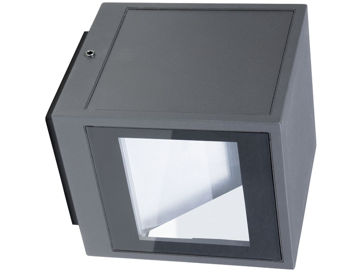 LED-Wandleuchte DOTLUX WAY IP65 120×120×148mm 7.5/15W 4000K