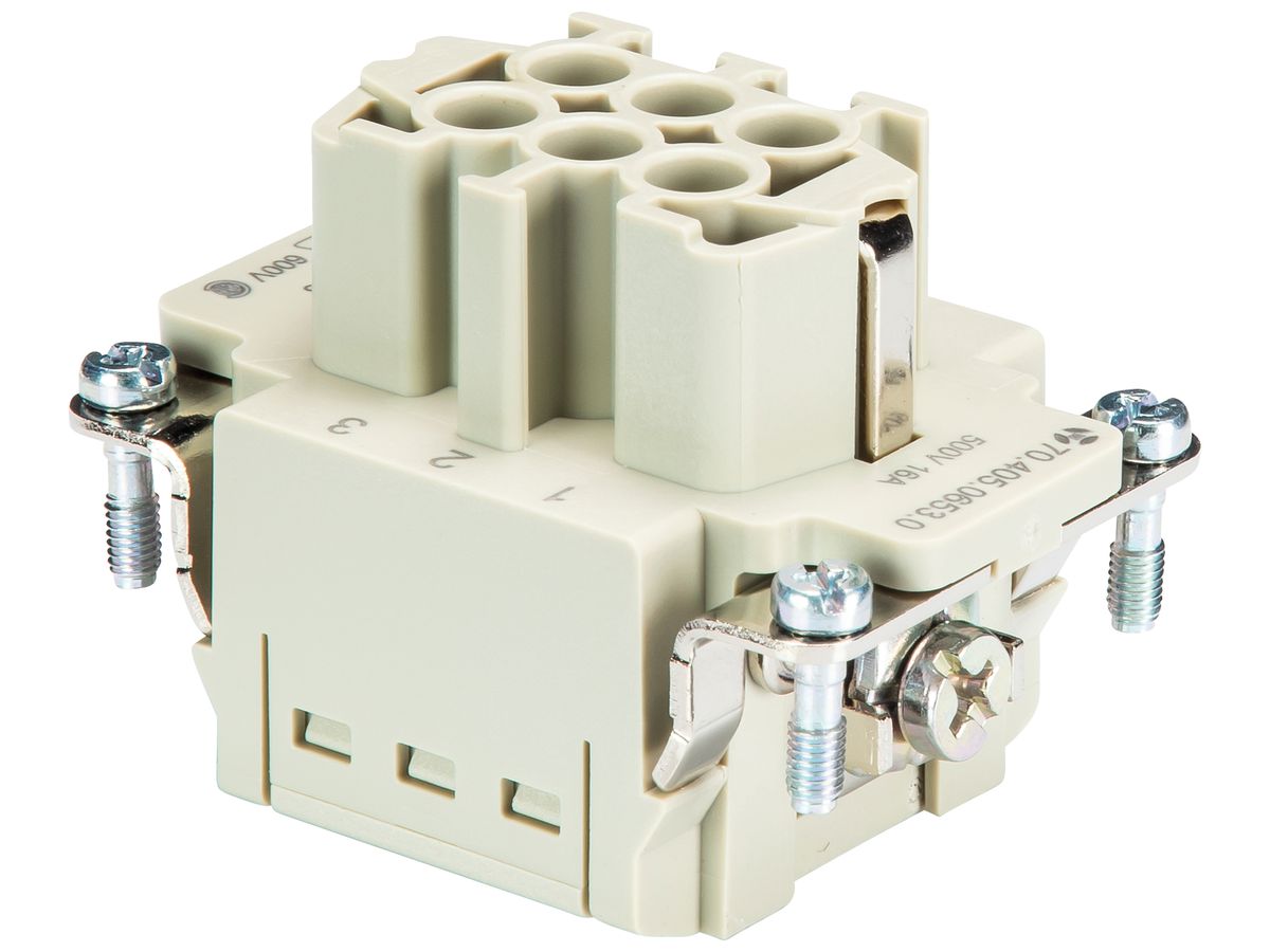 Buchseneinsatz Wieland Electric revos BAS BUP 6P 16A 0.5…2.5mm²