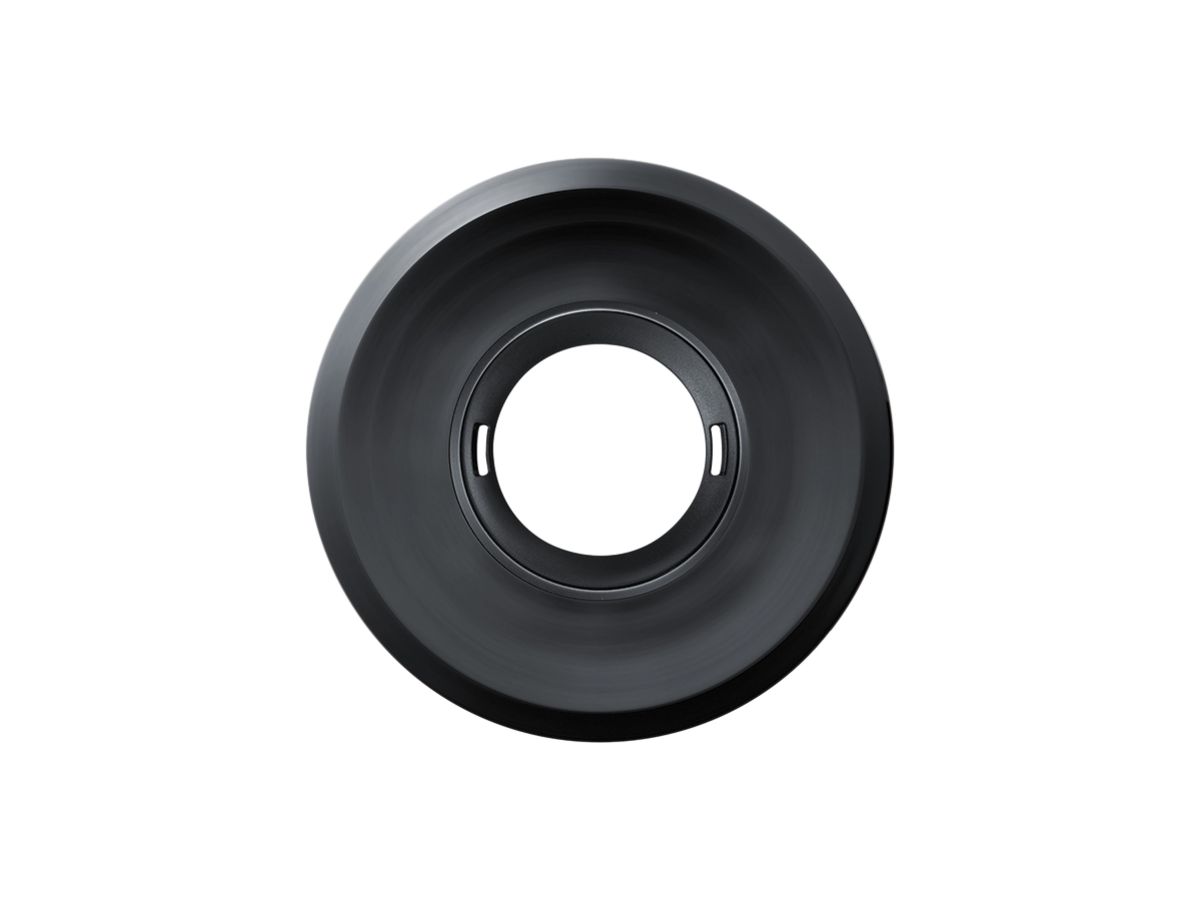 Abdeckung ESYLUX für Melder FLAT Ø104mm Kunststoff matt rund schwarz