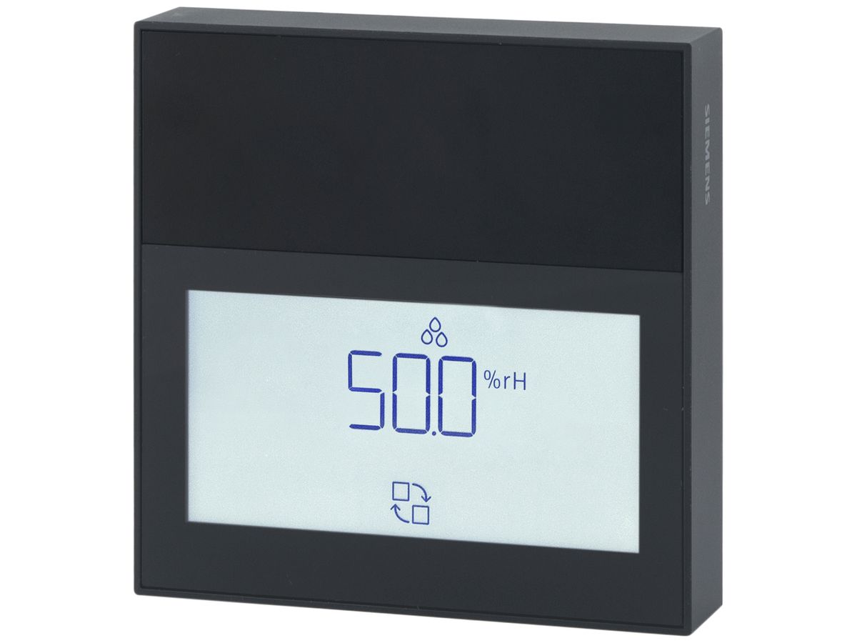 AP-Multisensor Siemens QFA2260D/BK Temp/Luftfeuchtigkeit Display schwarz