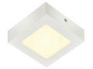 LED-Decken-/Wandleuchte SLV SENSER 12 SQUARE 8.2W 480lm 3000K 115×115×35mm weiss