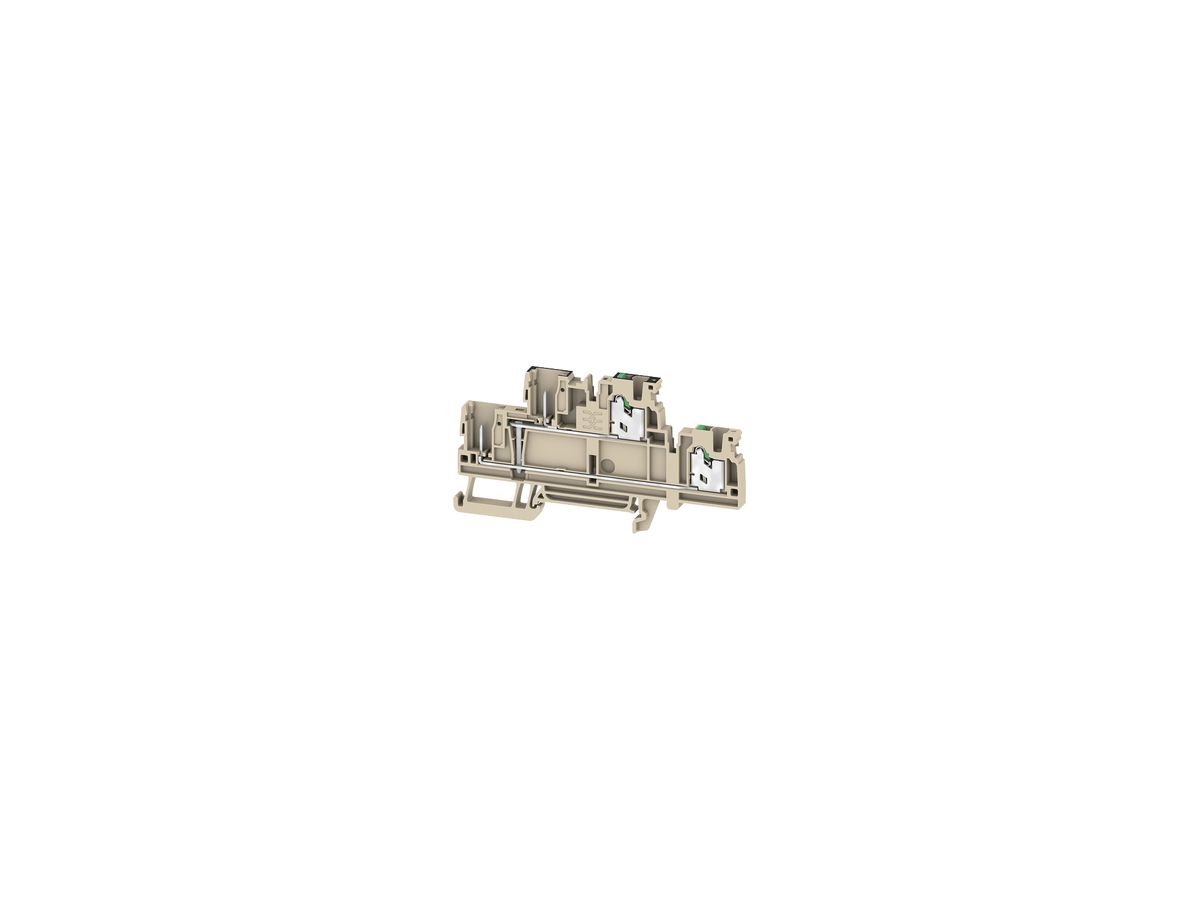 Durchgangs-Reihenklemme WM SPGTB 2.5 2T VL 4C/2 2.5mm² 2×2 DIN35 be