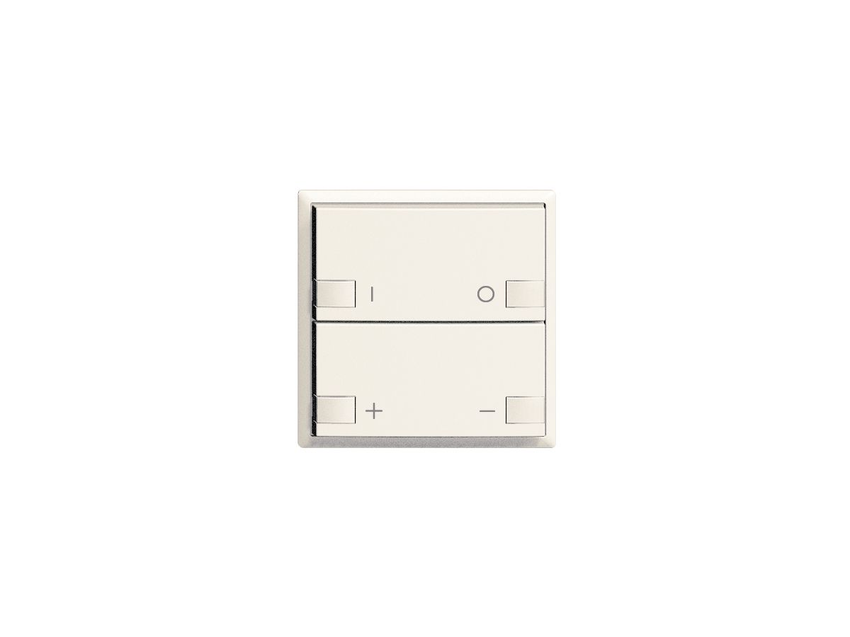 Frontset ON-OFF Dimmer 2K/2T ZEP EDIZIOdue weiss
