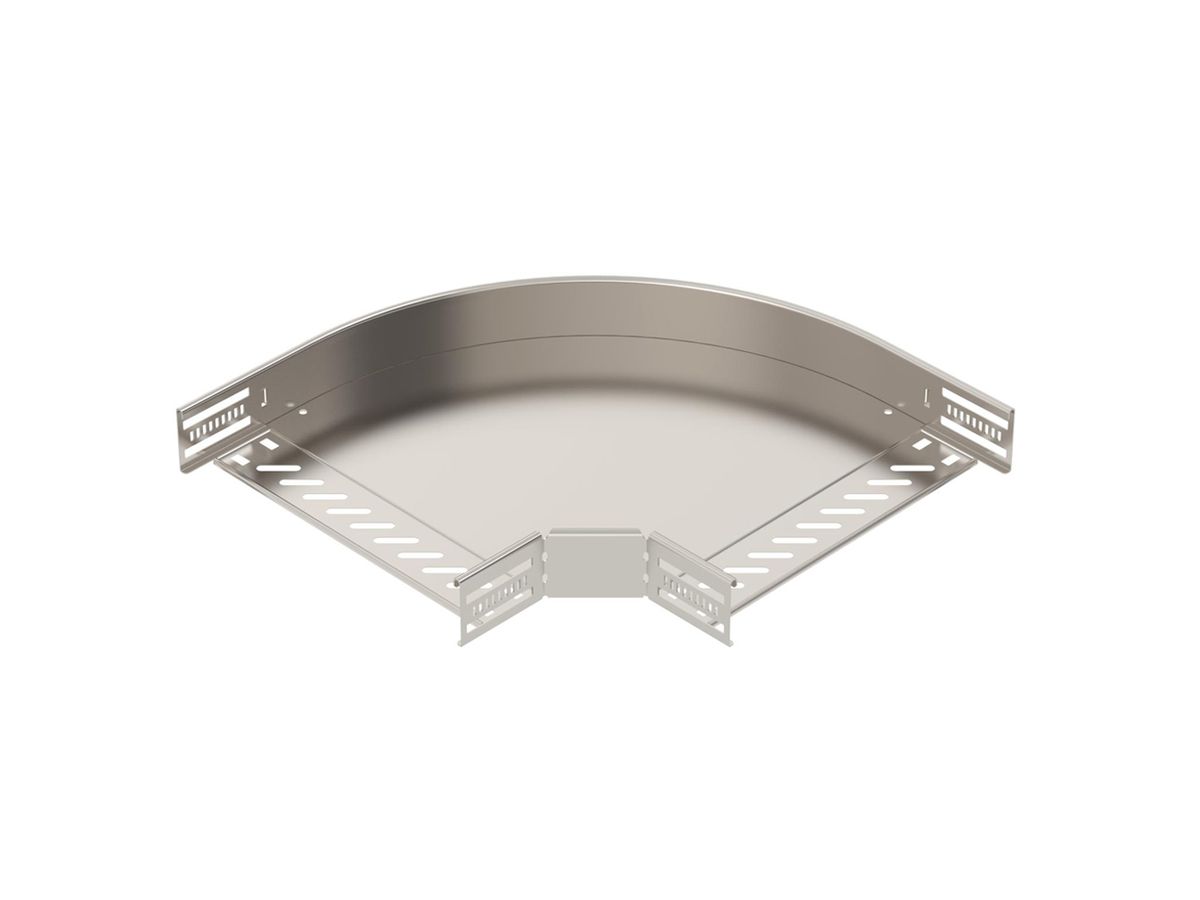 Bogen BET RB 90° 60×300mm Edelstahl A4 blank