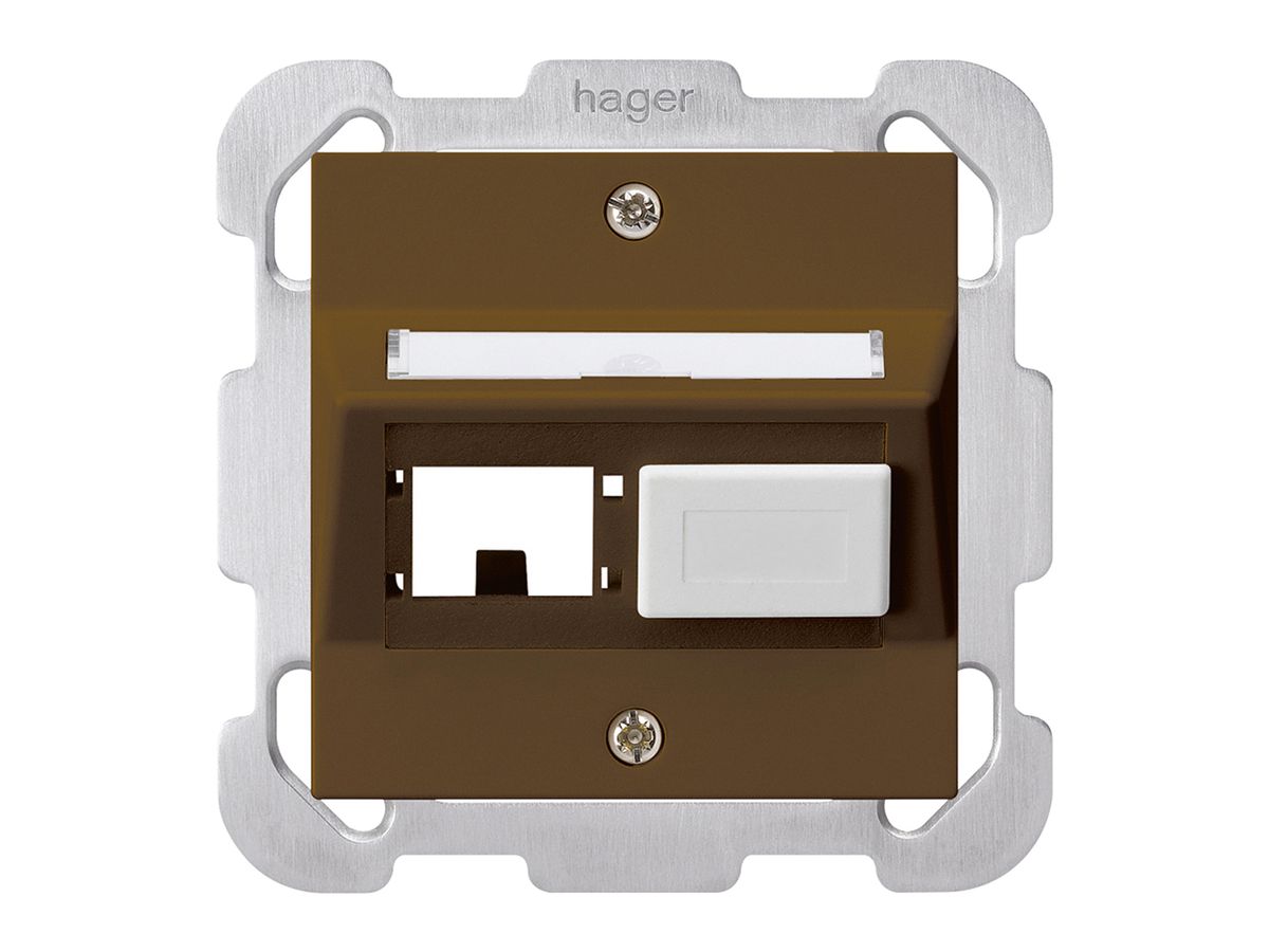 UP-Montageset kallysto R&M freenet braun mit Befestigungsplatte