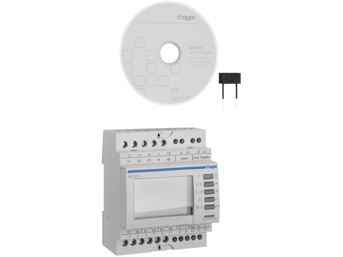 REG-Multifunktionsmessgerät Hager SM101C