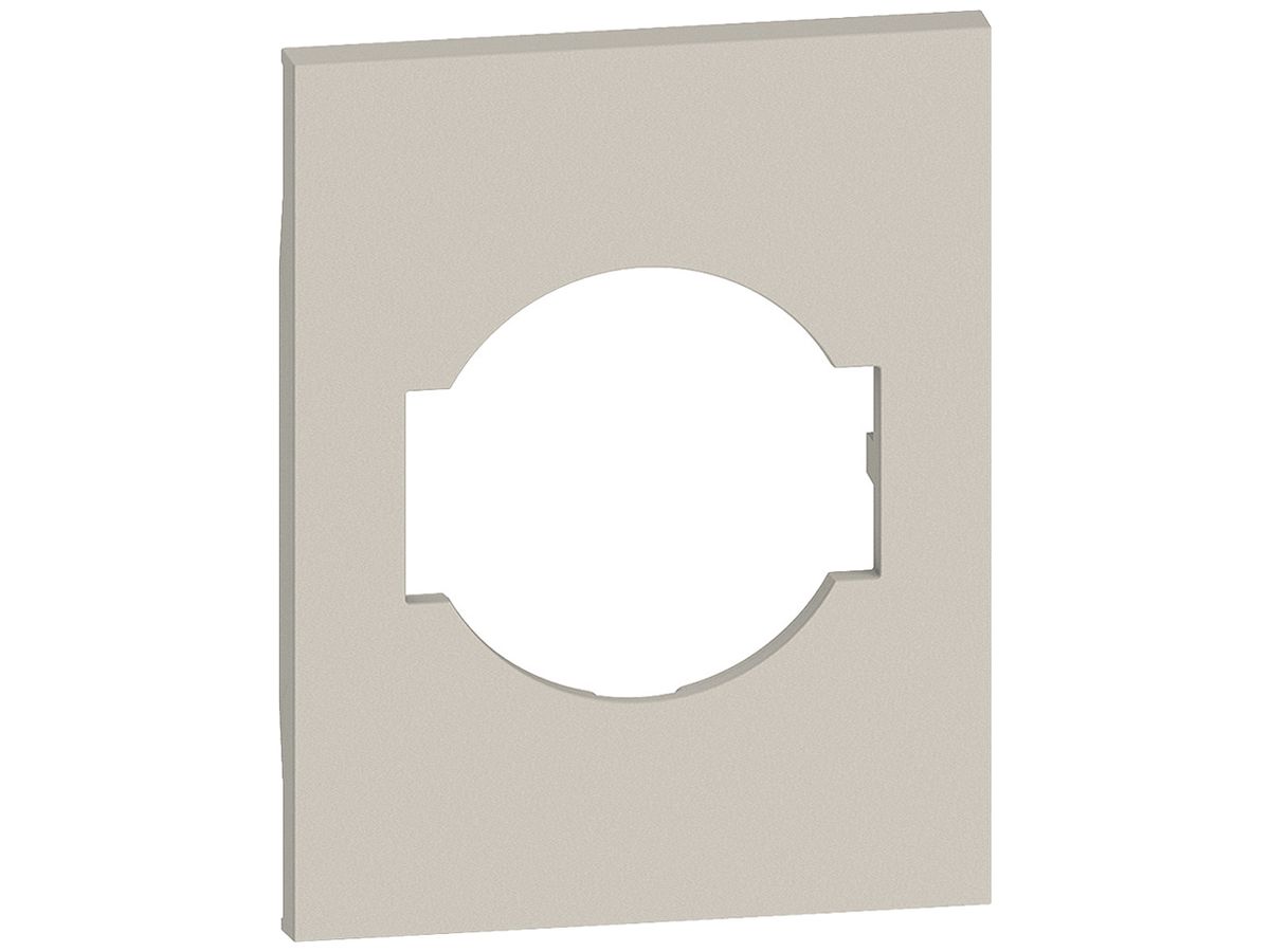 Abdeckung Living Now 3 Module für Schuko/italienische Steckdose sand