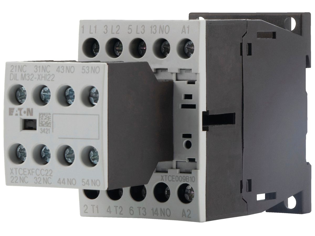 Leistungsschütz Eaton DILM9-32 230V AC 3NO 22A 9A 4kW 6A 2.5kW 24…690V