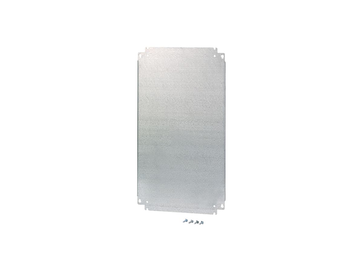 Montageplatte Hager Orion.Plus 230×143mm Stahl