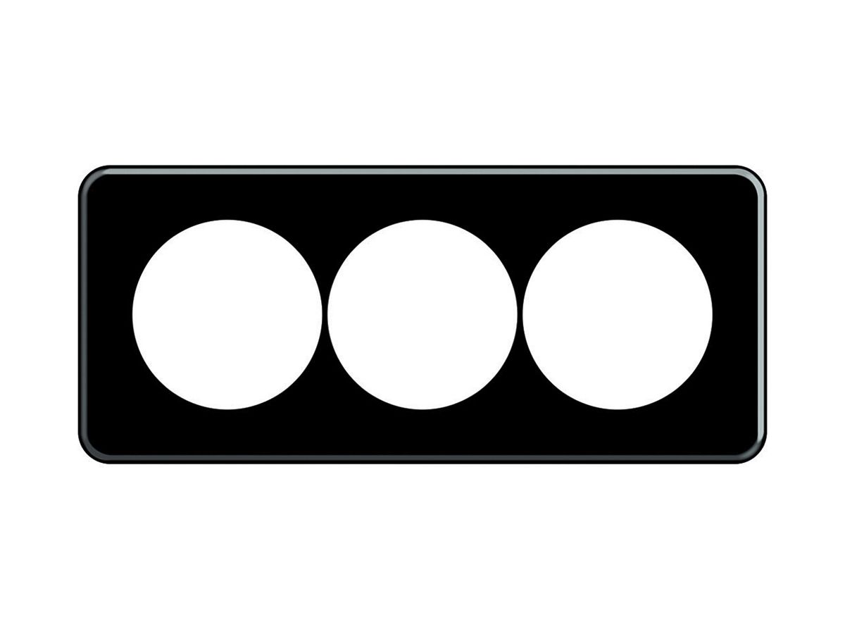 UP-Kopfzeile origin 3×1 vertikal 92×212mm schwarz