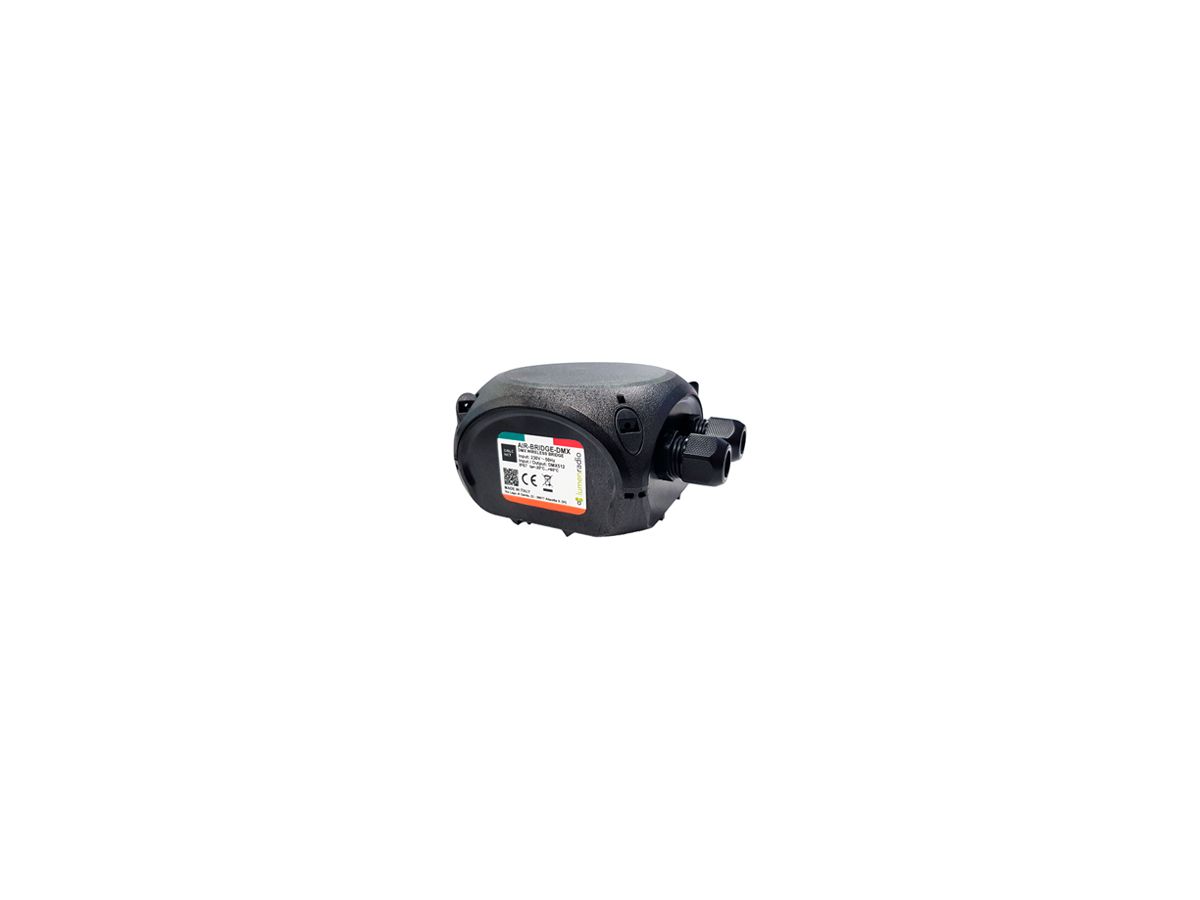 Signalumsetzer DALCNET AIR-BRIDGE-DMX IP67 AC DMX 90×90×65mm