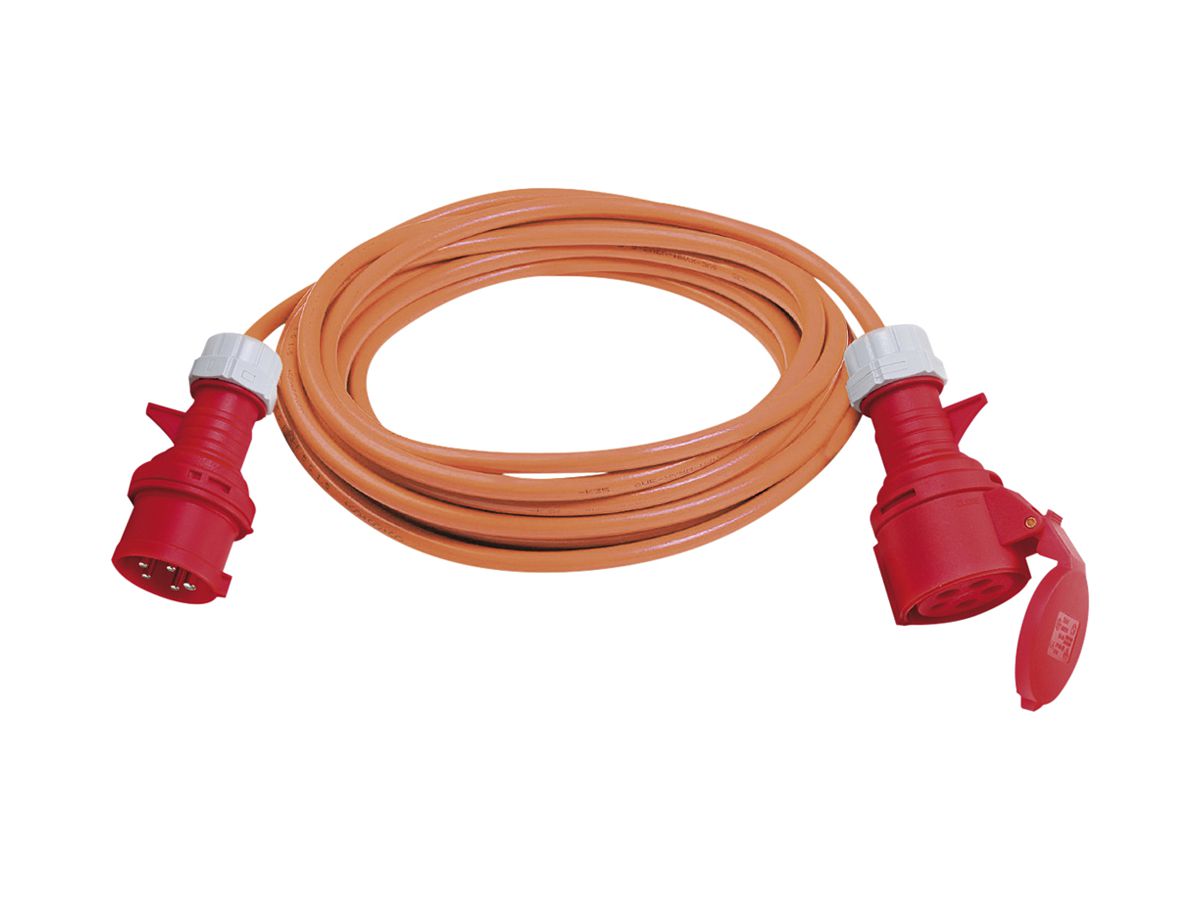 Verlängerungskabel Brennenstuhl Gummi 5×2.5mm² CEE16/CEE16 Phasenwender 25m or