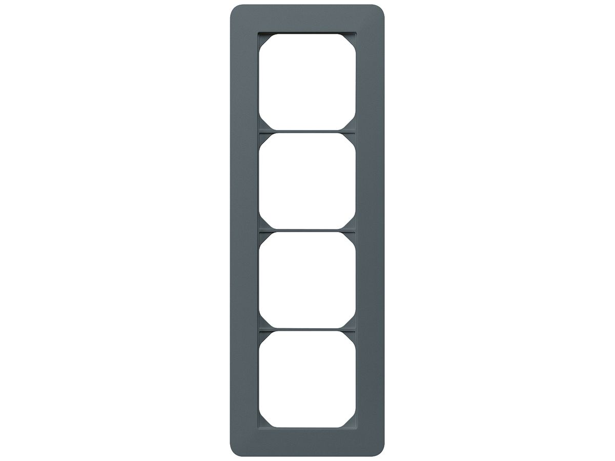 UP-Abdeckrahmen kallysto.trend 4×1 anthrazit 94×274mm