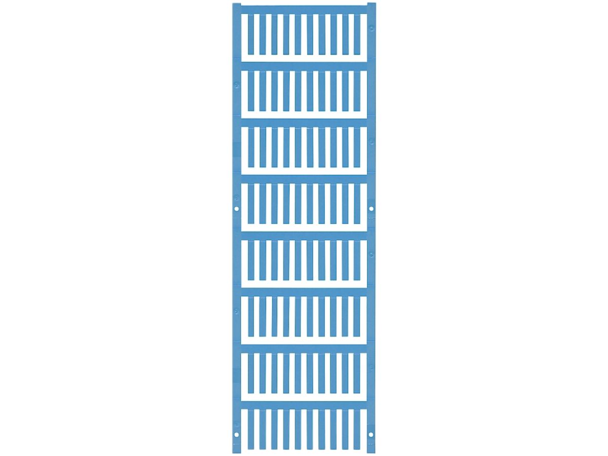 Leitermarkierer Weidmüller MultiCard SF für Ø2.2…2.9mm 21×3.6mm PA66 blau