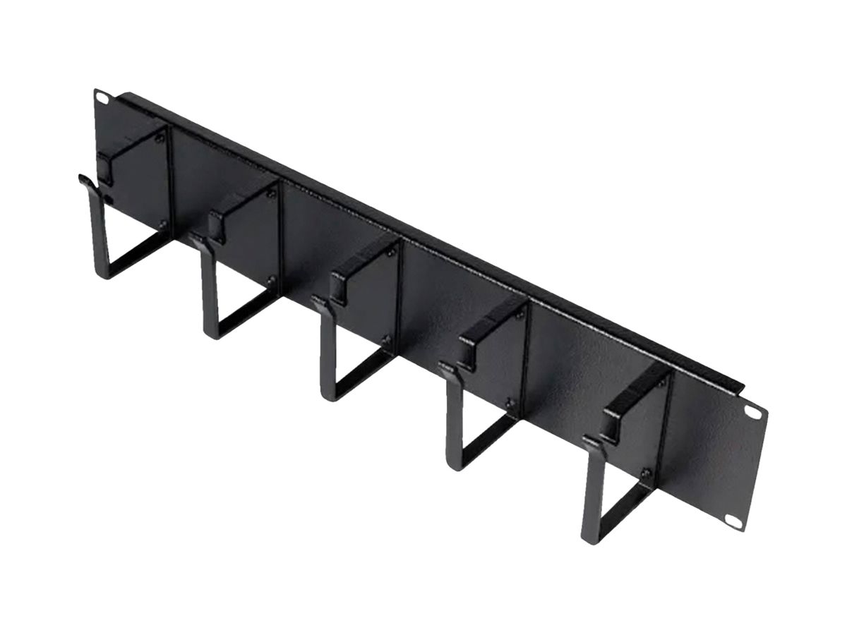 Kabelführungsbügel ROLINE 80×480×85mm Metall 2HE schwarz