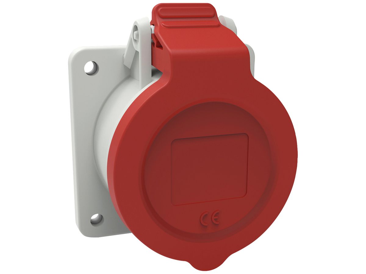 EB-Steckdose CEE Bals INNOLINQ 4P 32A 400V rot 6h IP54 schraublos 75×75mm