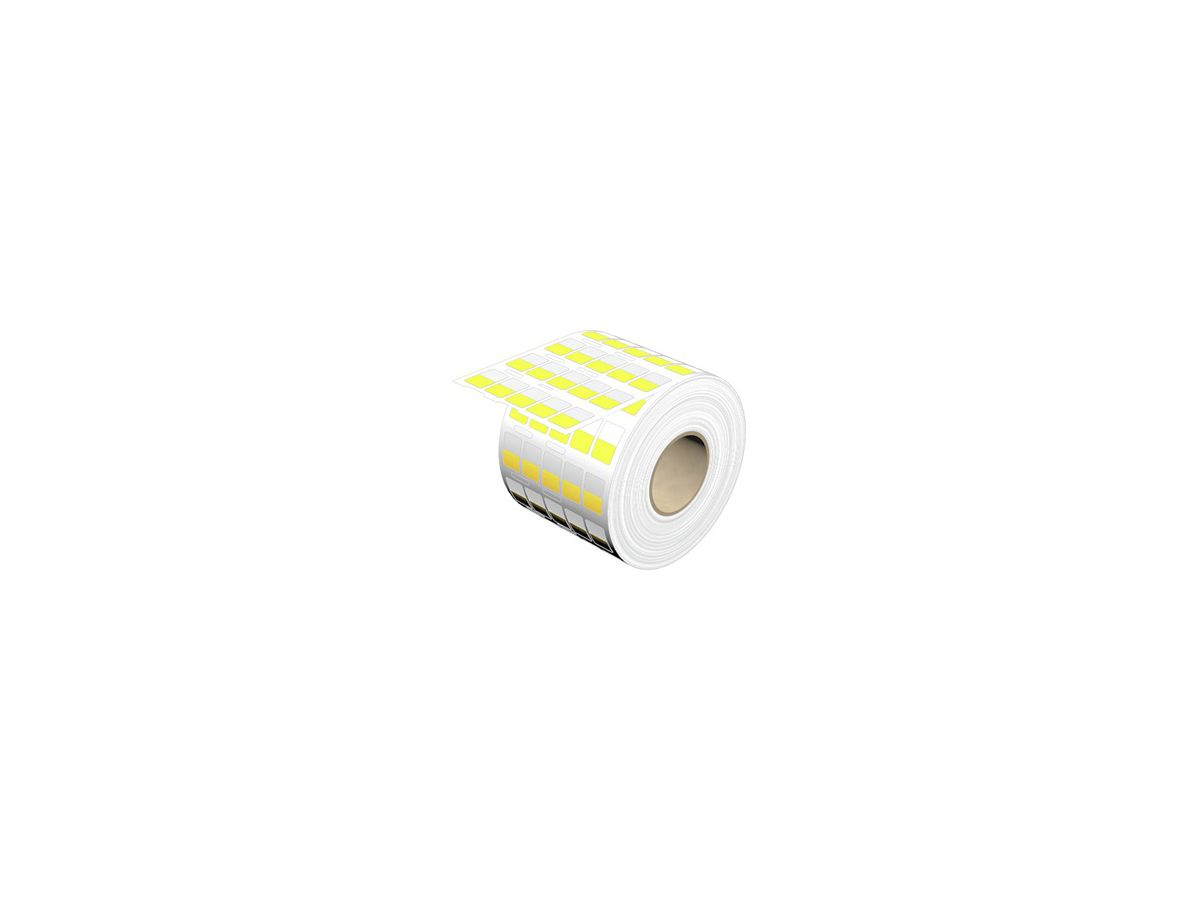 Kabelmarkier-Etikette WM THM WO für Ø1.9mm 18mm Polyester gelb