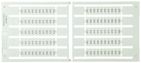 Bezeichnungsschilder, 5×5 mm