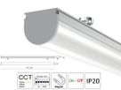 LED-Leuchte Unisaver 1200mm On-Off - 3000/4000/5000K, 12-31W, 1440-4980lm