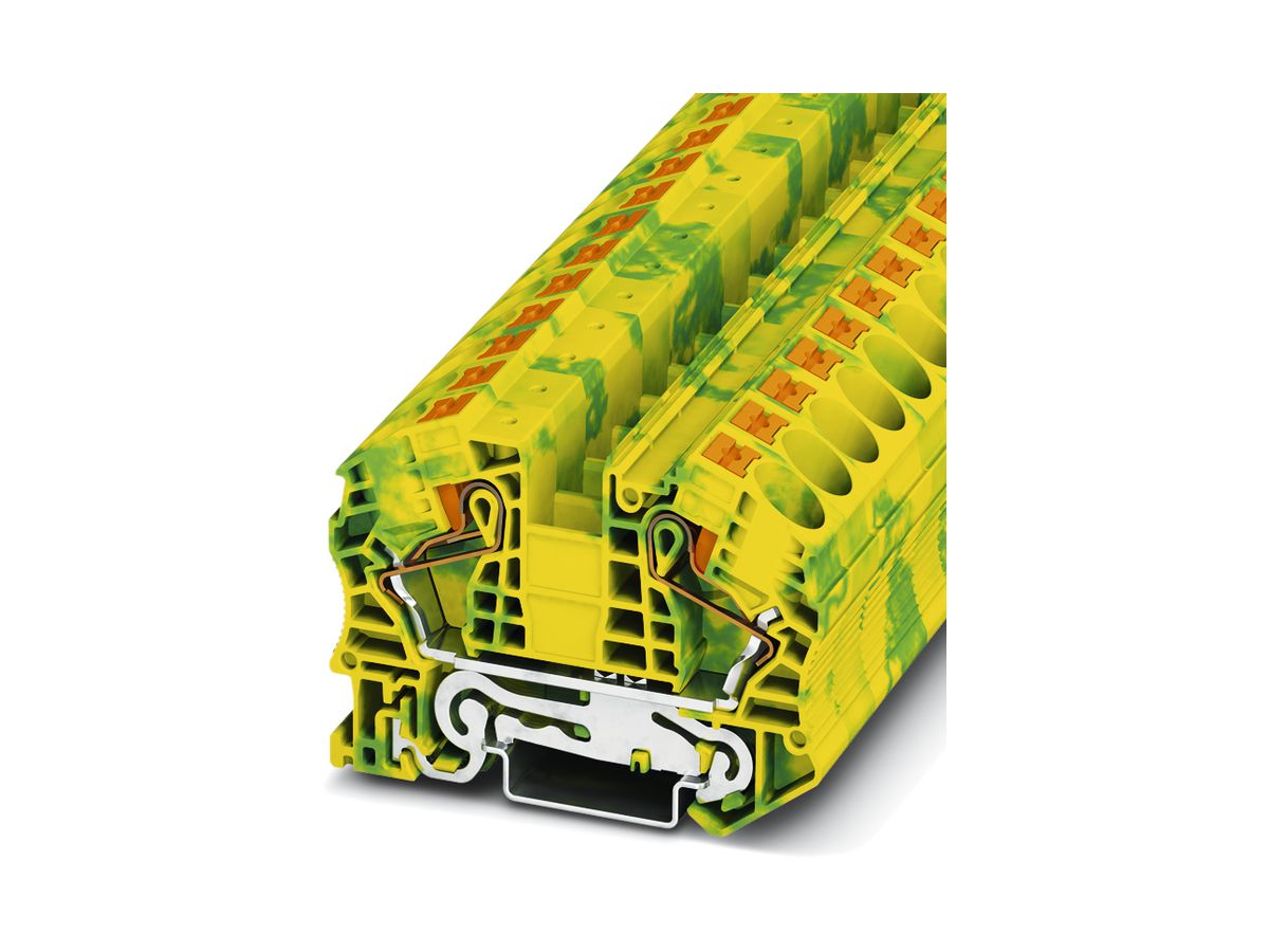 Schutzleiterklemme 0.5…25mm² Push-In grün/gelb