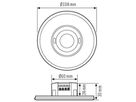 UP-Präsenzmelder ESYLUX PD-FLAT-L 360i/8 RW, weiss