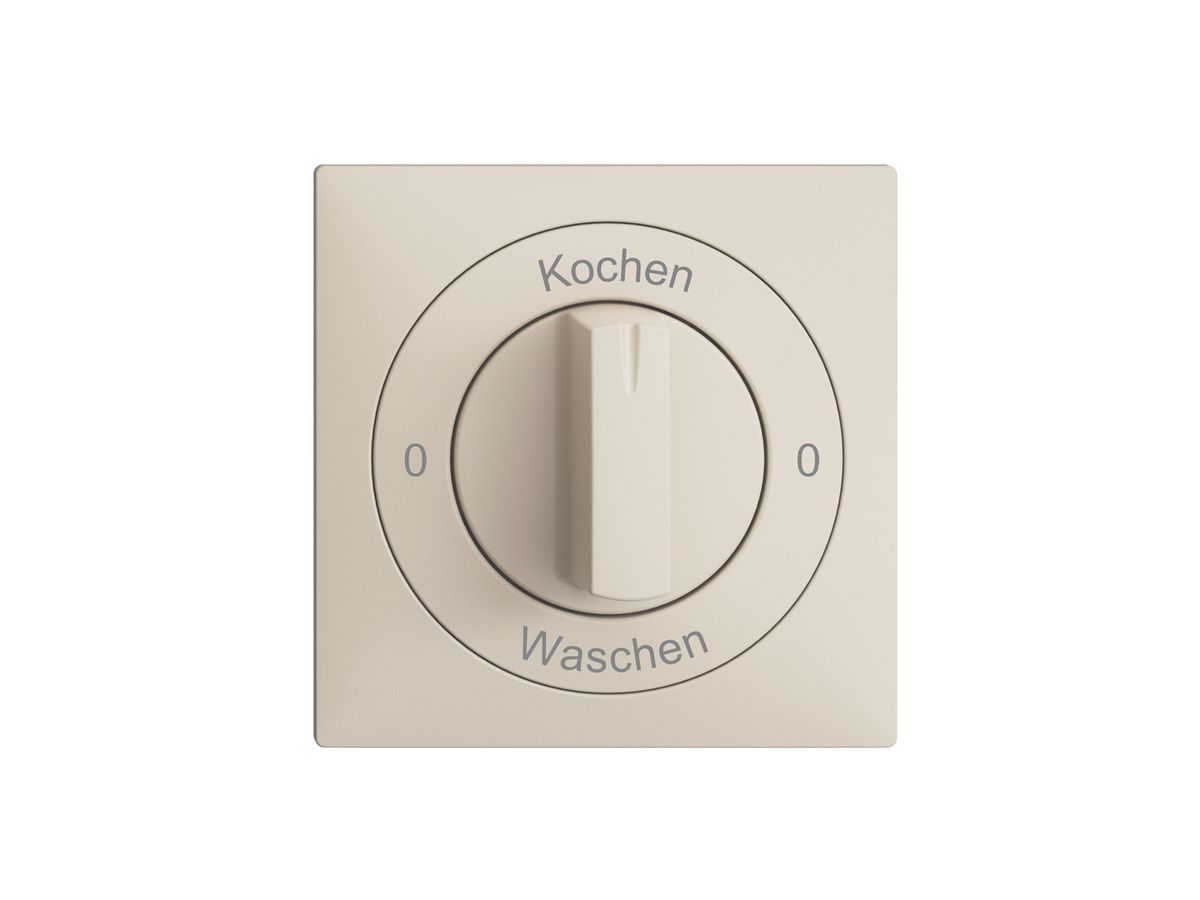 Frontset 0-Kochen-0-Waschen EDIZIOdue 60×60mm crema