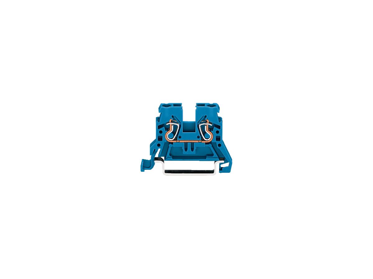 Durchgangsklemme WAGO 2L 4mm² blau