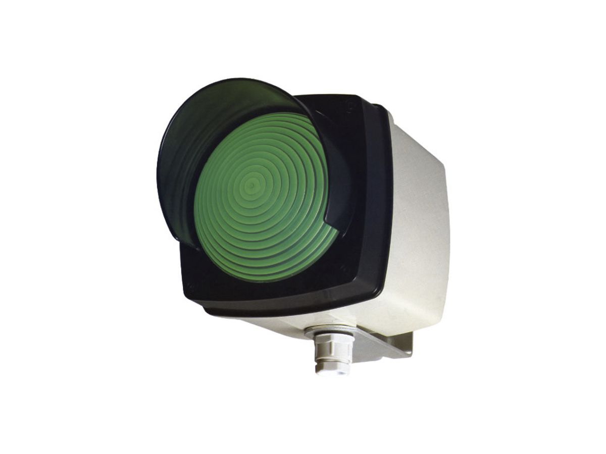 Signalleuchte Wunderli SIWA, 24VUC, LED, Linse grün, IP65