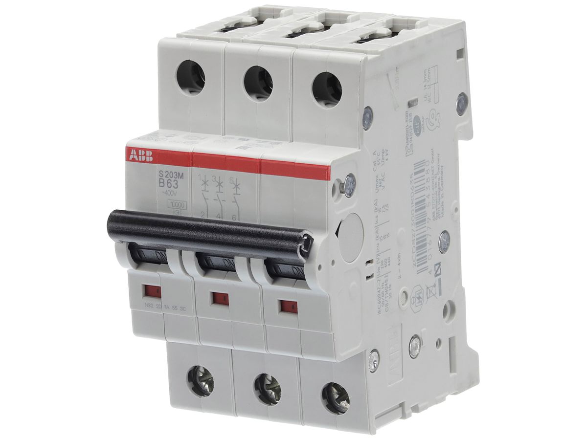 Leitungsschutzschalter ABB S203M-B63 63A B 10kA