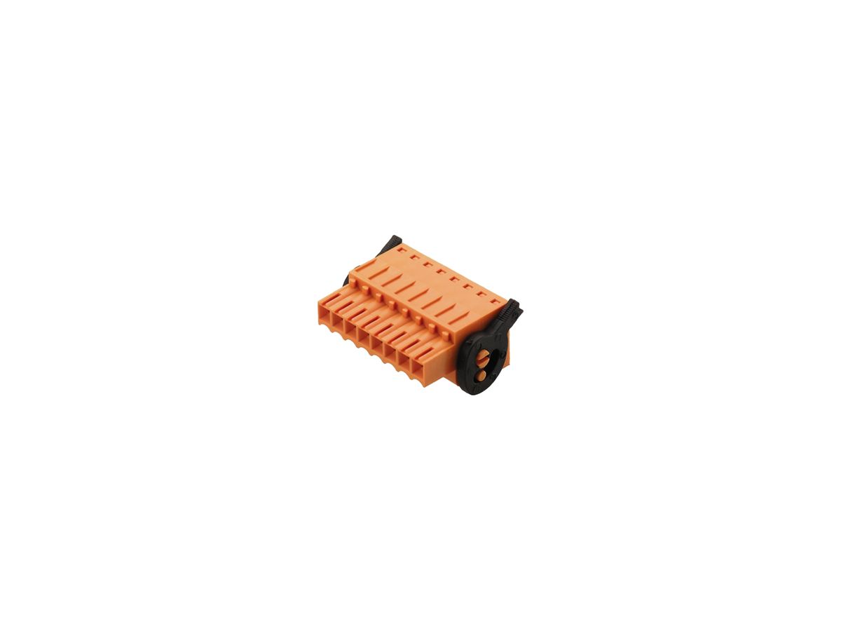 Buchsenstecker Weidmüller BLZF Lösehebel 3.5mm 16L verzinnt orange