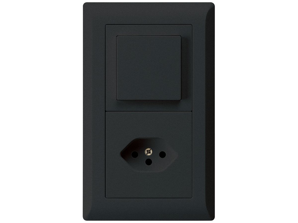 UP-Kombination kallysto.line Gr.I-I vertikal Schalter S6+Typ 13 schwarz