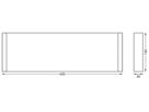 LED-Lichtleiste LDV LINEAR SHELF 6.5W 700lm 3000K 400mm IP44 weiss