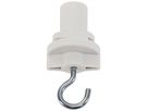 Universalhaken SLV für Stromschiene S-TRACK 3-phasig, max. 10 kg, weiss