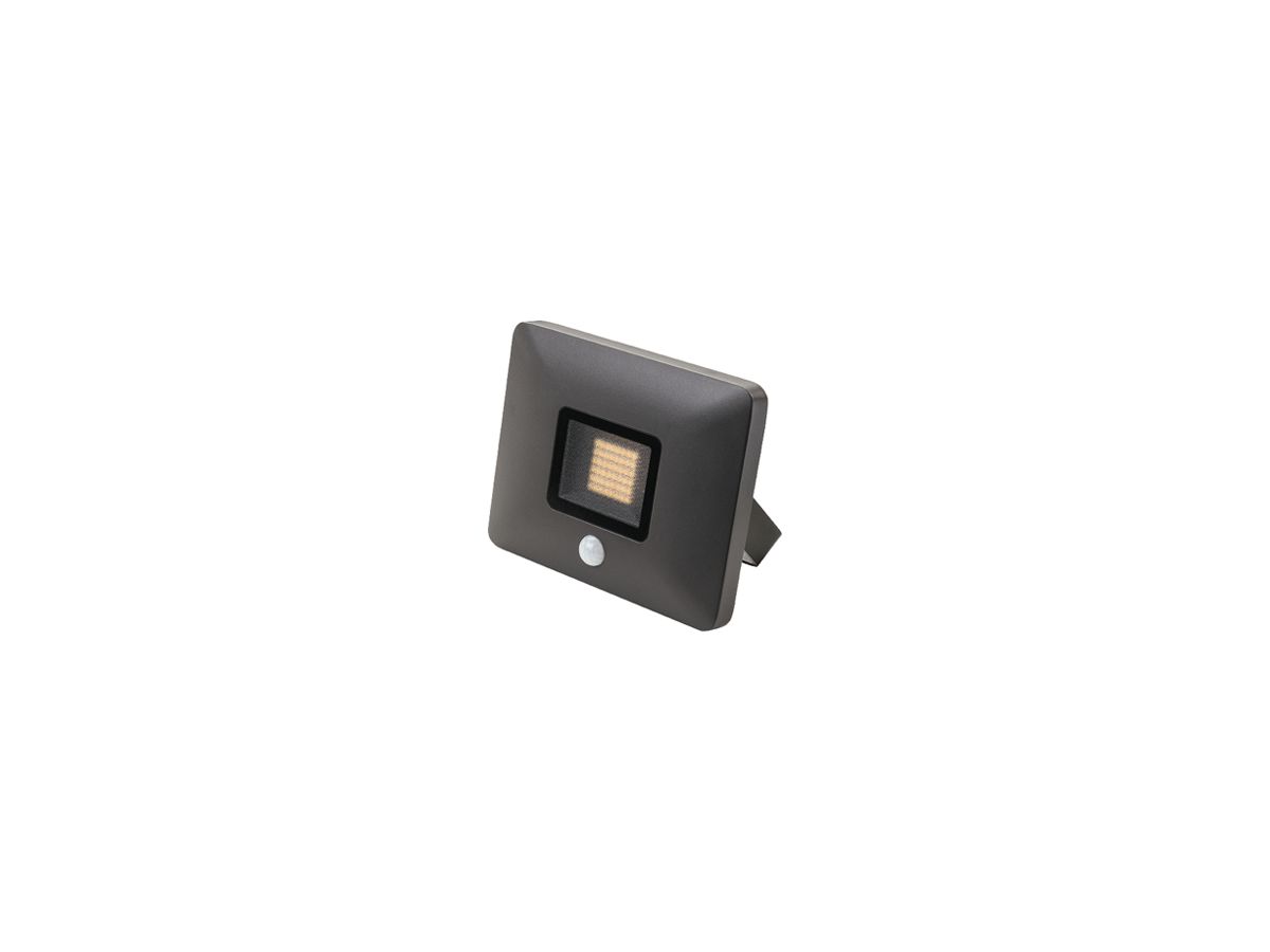 LED-Strahler SG Flom Midi PIR 23W 2610lm 830 IP65 100° 160×130mm anthrazit