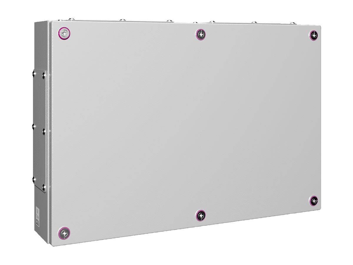 Kleingehäuse Rittal KX Klemmenkasten, Flansch, IP55, 600×400×120mm, Stahlblech