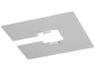 Abdeckung SLV Stahl 100×100×0.4mm grau