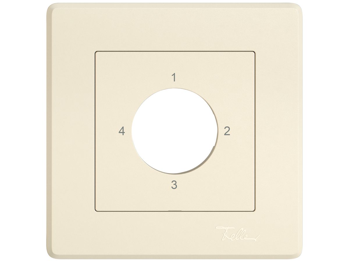 UP-Montageset EDIZIO.liv SNAPFIX® f.Drehschalter m.Schloss 4-1-2-3 cr