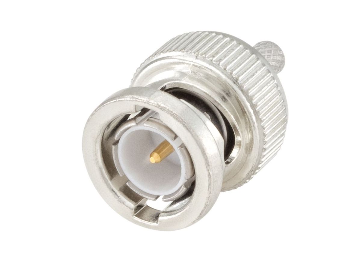 BNC Stecker 75 Ohm contact Male - 4GHz