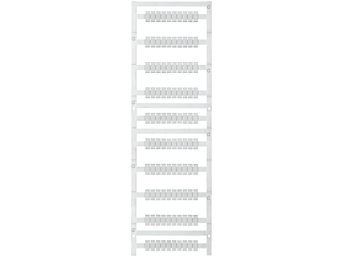 Klemmenmarkierer Weidmüller MultiFit 9×5mm WAGO/Legrand PA66 weiss