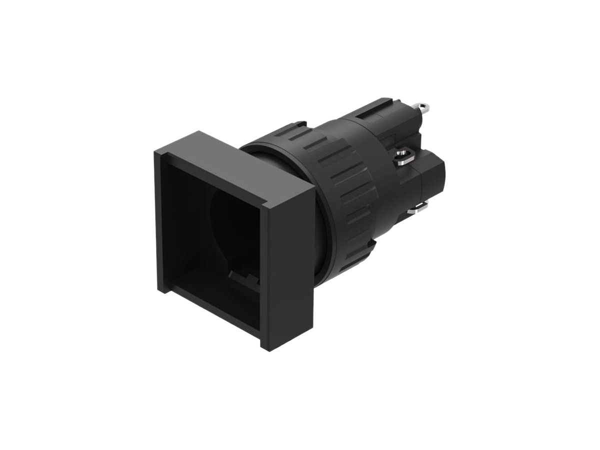 EB-Leuchtdruckschalter EAO31 18×18mm 1Ö+1S schwarz