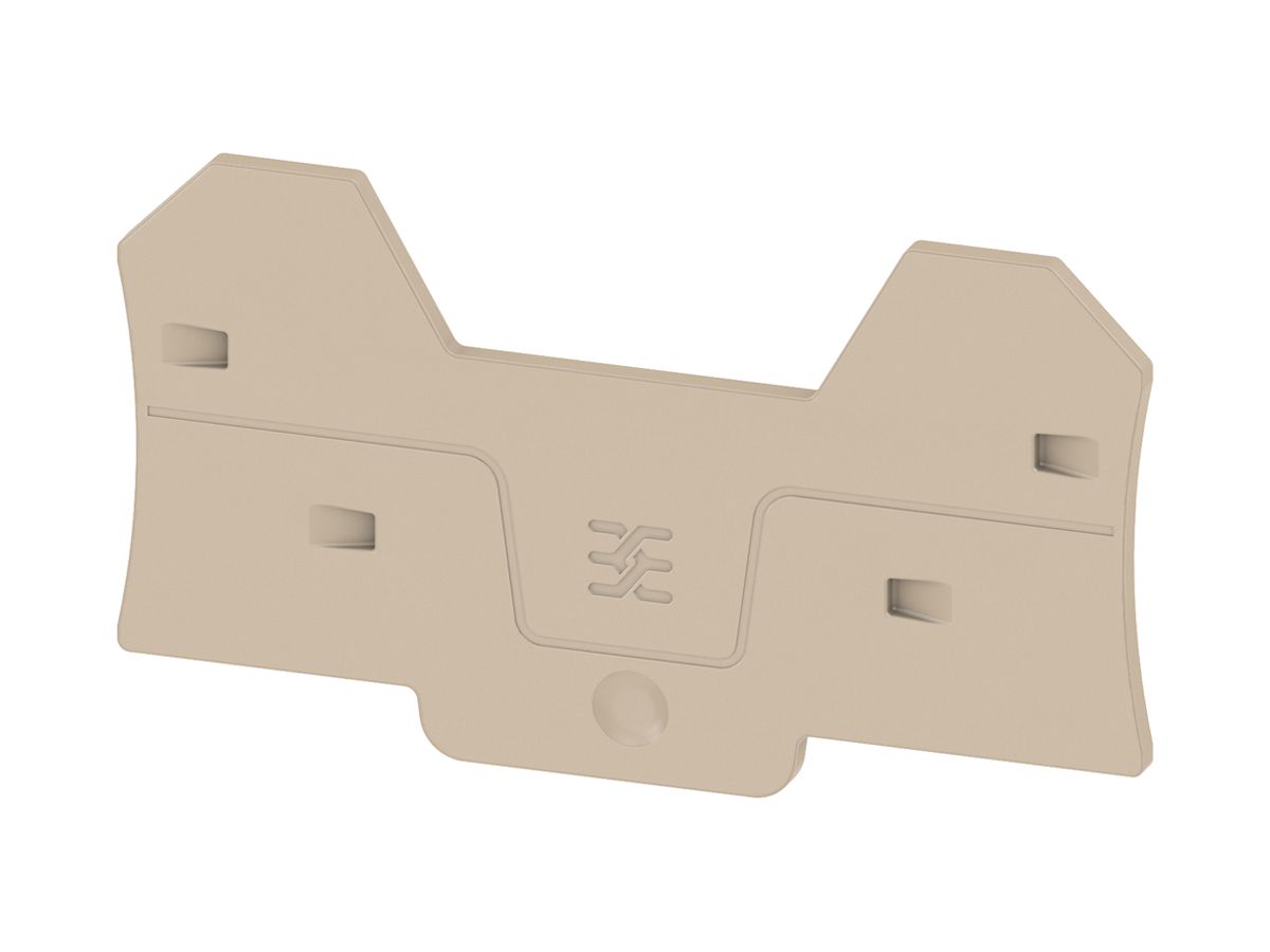 Abschlussplatte Weidmüller ALEP 4C 4mm² 81.3×45.3×2.1mm beige