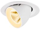 LED-Downlight SLV NUMINOS GIMBLE M 12W 1800lm 3000K NB DALI Ø135×95 weiss