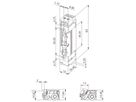 Vorlasttüröffner BSW B5001--K, 10…24VDC, stromlos geschlossen, Radiusfalle