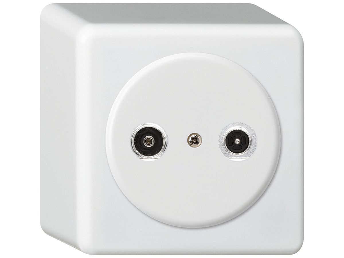 AP-Antennendose basico TV-R 23dB 2GHz weiss
