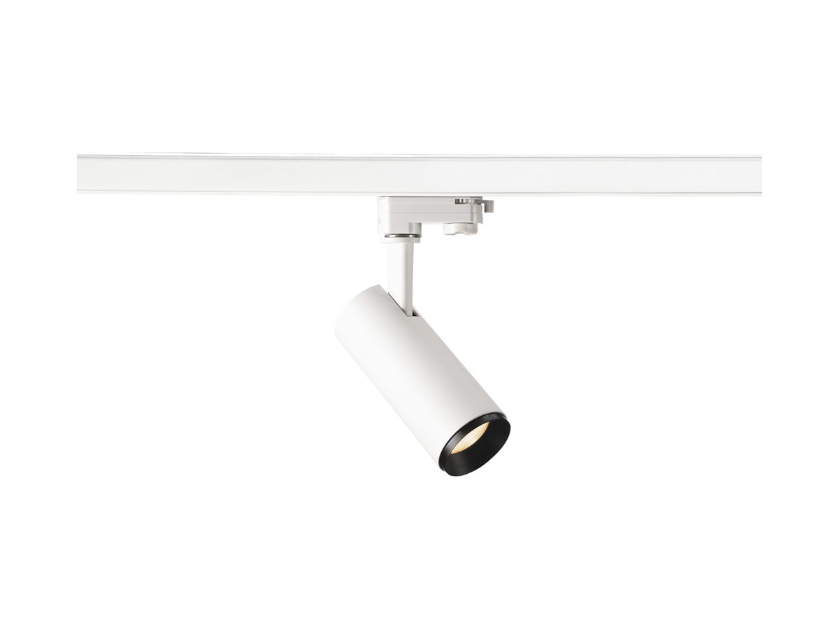 LED-Spot SLV 3~ NUMINOS S PHASE 11W 980lm 2700K 60° Ø65×162mm weiss