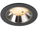 LED-Downlight SLV NUMINOS S 6.7W 1050lm 3000K WB DALI Ø68 sz/cr