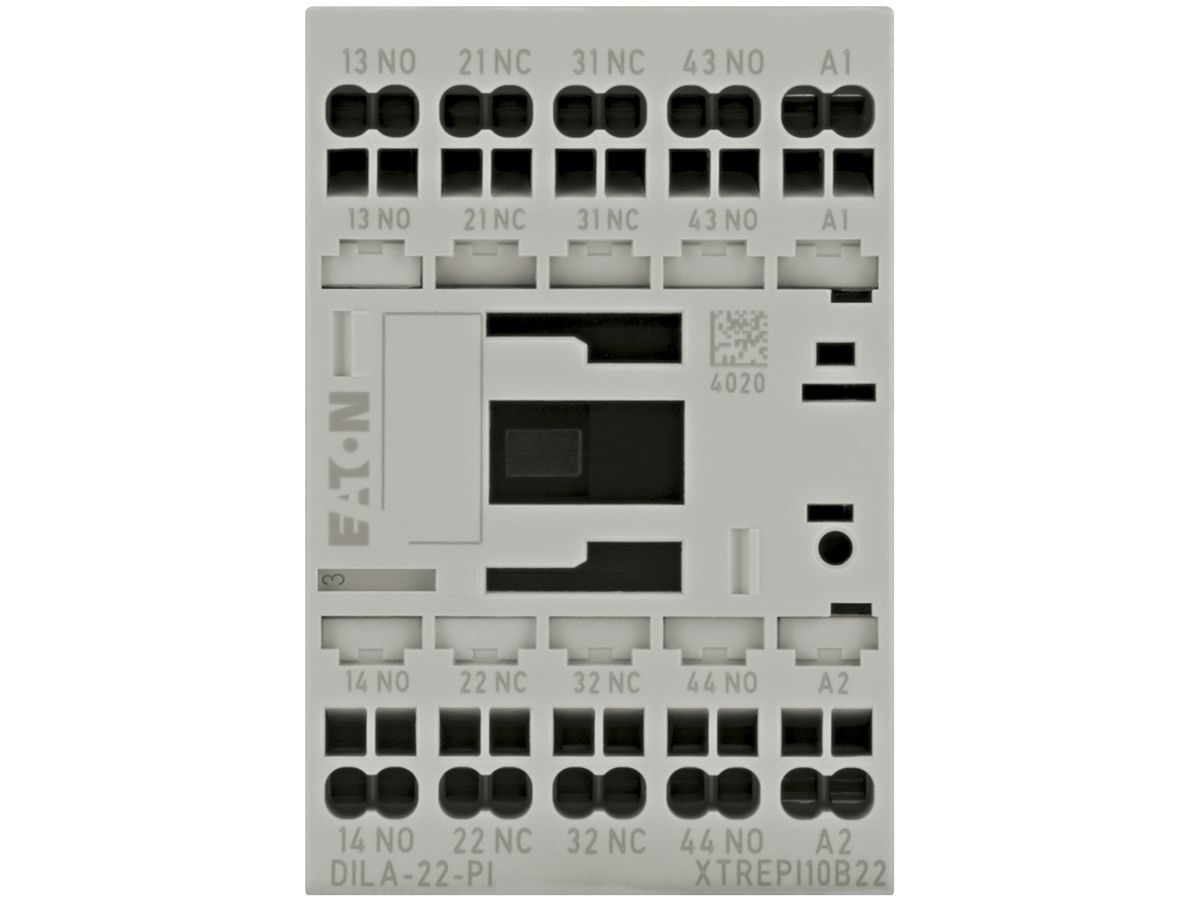 Hilfsschütz Eaton, 220V 50/60Hz, 2S, 2Ö, Push-in-Klemmen