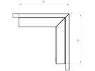 Ausseneck Bettermann LKM 60×60mm verzinkt